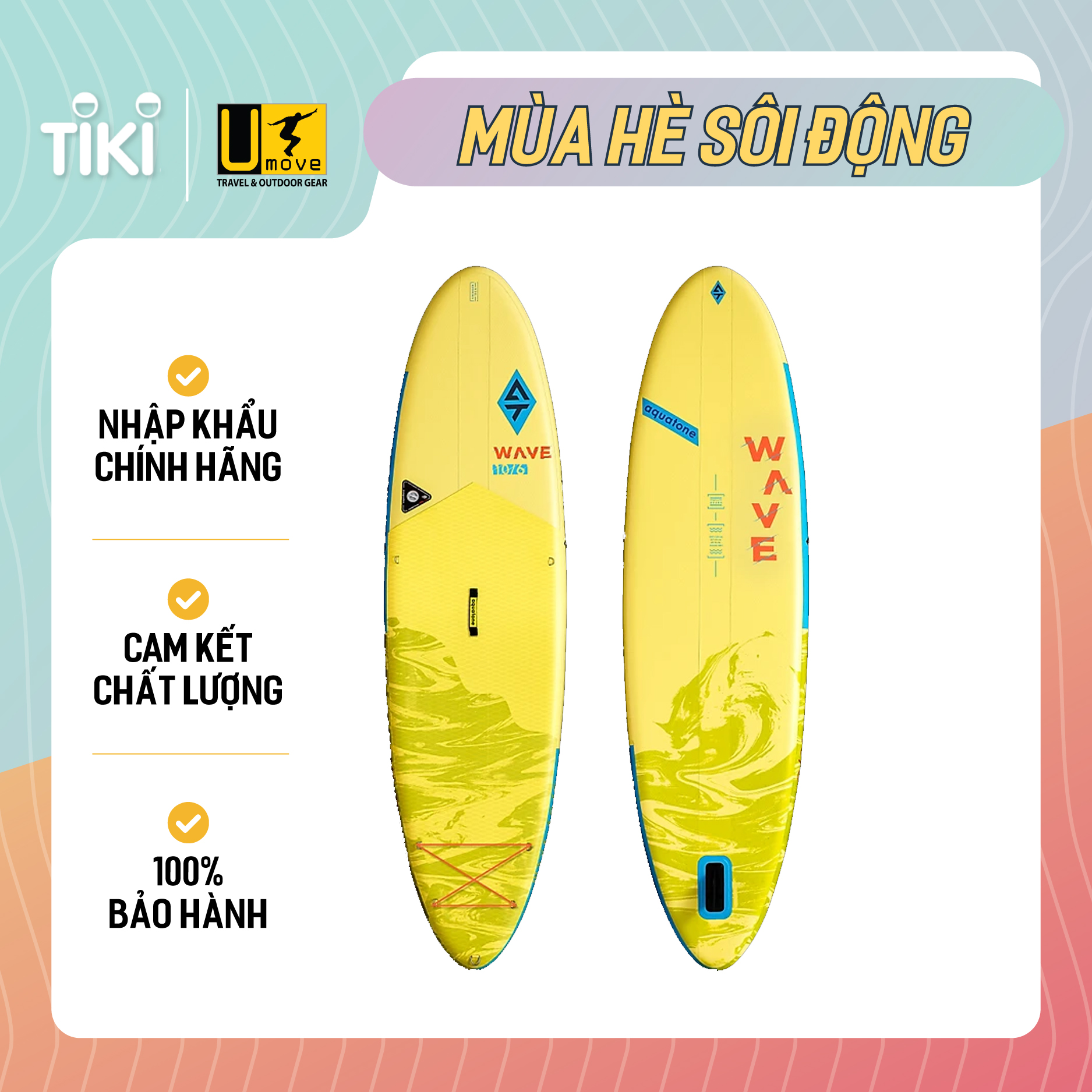 Ván SUP bơm hơi Aquatone Wave 10'6" All-round TS-112