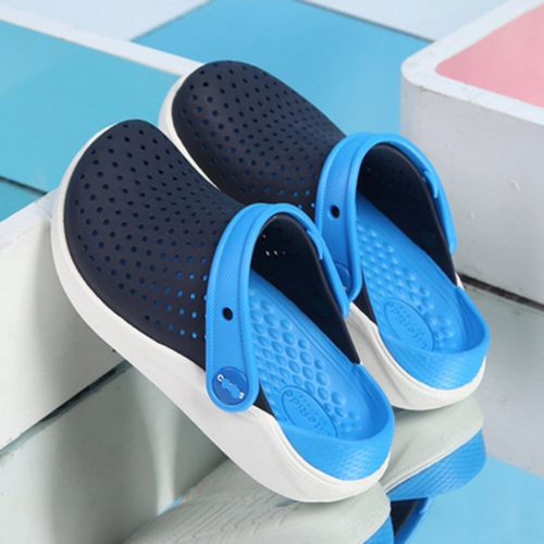 Sục Literide trẻ em êm, mềm, bám sàn cho bé tặng 8 sticker MÀU NAVY BLU