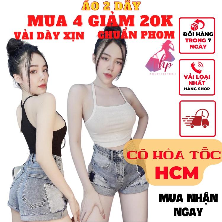 áo ba lỗ nữ croptop ôm body thun gân sọc trắng đen kiểu hàn quốc thời trang A130