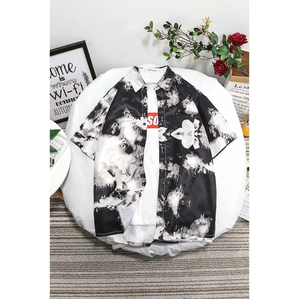 Áo sơ mi tay ngắn thời trang phong cách năng động cho nam