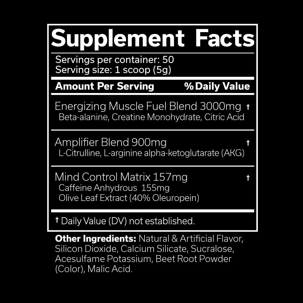 JNXSports The Curse Pre-Workout Hỗ Trợ Tăng Sức Mạnh Trước Tập, Duy Trì Sức Bền, Tập Trung Cao Độ
