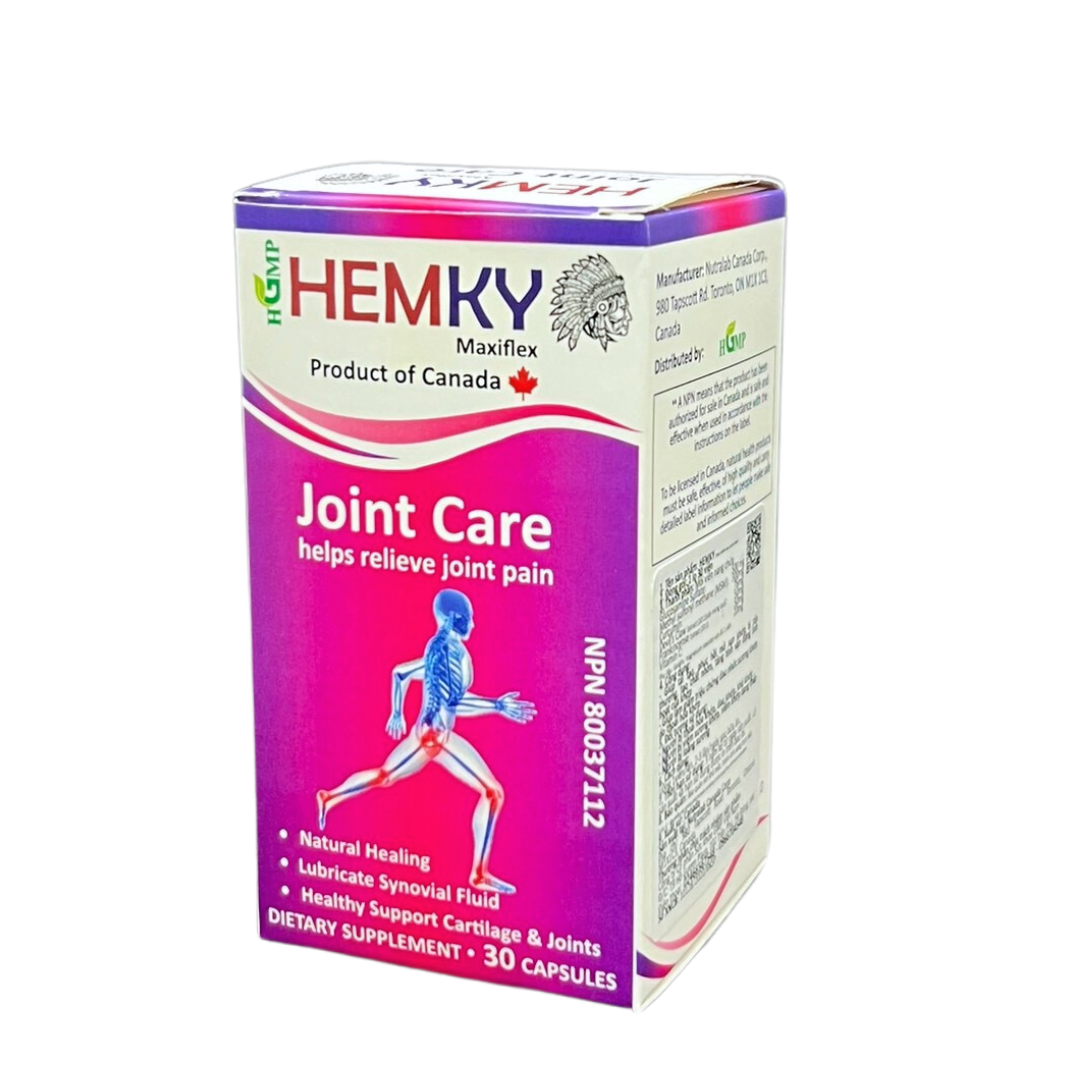 Hemky [CANADA] giảm đau, chống viêm xương khớp, thoái hóa khớp, loãng xương. Bổ sung Glucosamine, Hộp 30-90 viên