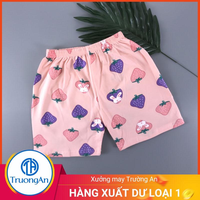 Bộ quần áo trẻ em cotton hình thỏ và dâu tây