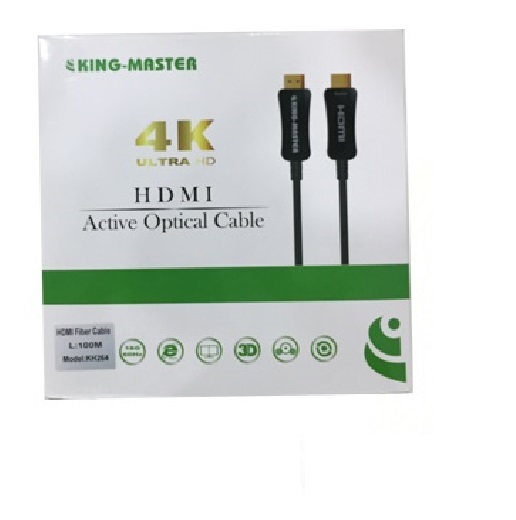 Cáp HDMI KM 2.0 100m Active Optical KH264,CÁP HDMI 100M CÁP QUANG CHUẨN 2.0-HÀNG CHÍNH HÃNG