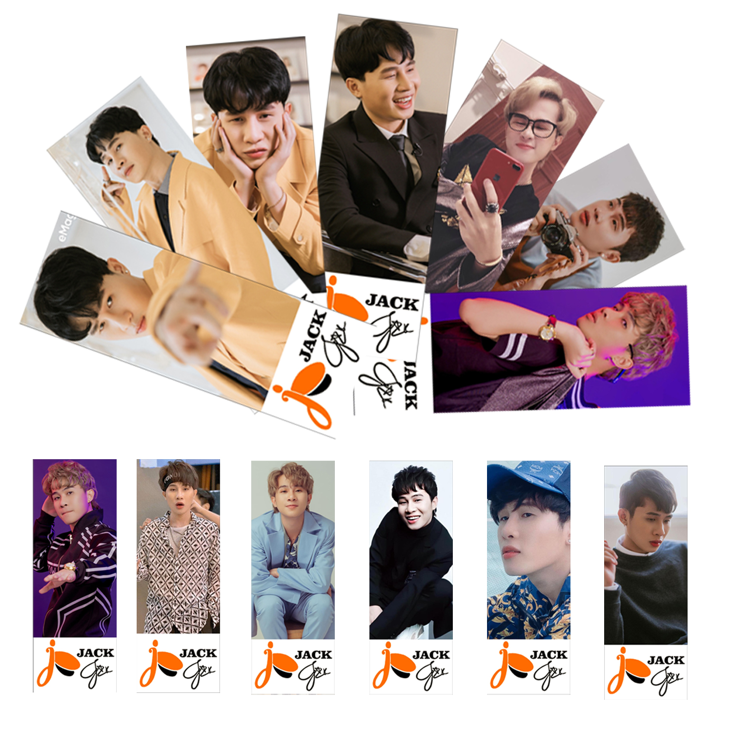 Set 20 bookmark chữ ký JACK PHƯƠNG TUẤN J97 Đánh Dấu Sách (Giao mẫu ngẫu nhiên)