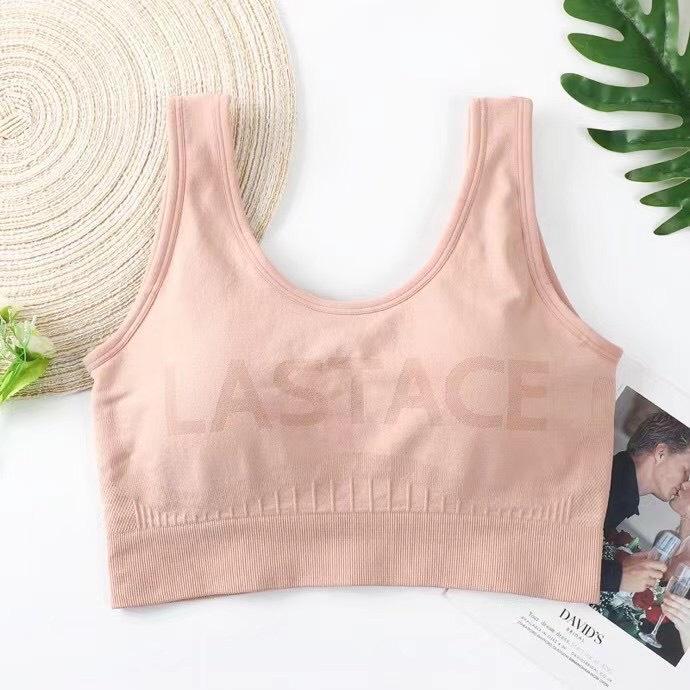 Áo Bra Thun Dệt Quảng Châu Tập Gym Nâng Ngực Tôn Dáng Thấm Hút Mồ Hôi FREESIZE CH079