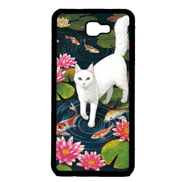 Ốp in cho Samsung Galaxy J7 Prime Mèo Trắng - Hàng chính hãng