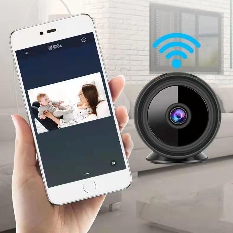 A9 Camera Mini WiFi Giám sát không dây Bảo vệ an ninh Máy quay màn hình từ xa Giám sát video Nhà thông minh Màu sắc: Đen 32GB