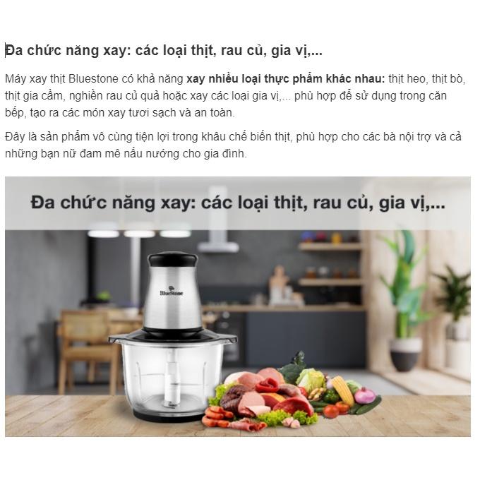 Máy Xay Thịt Bluestone CHB-5149, 300w - 2.0Lit, Hàng Chính Hãng