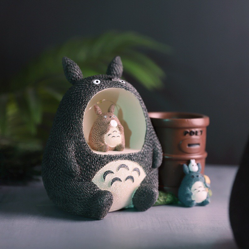 Ống Cắm Bút Có Đèn Hình Totoro Và Những Người Bạn - Art House