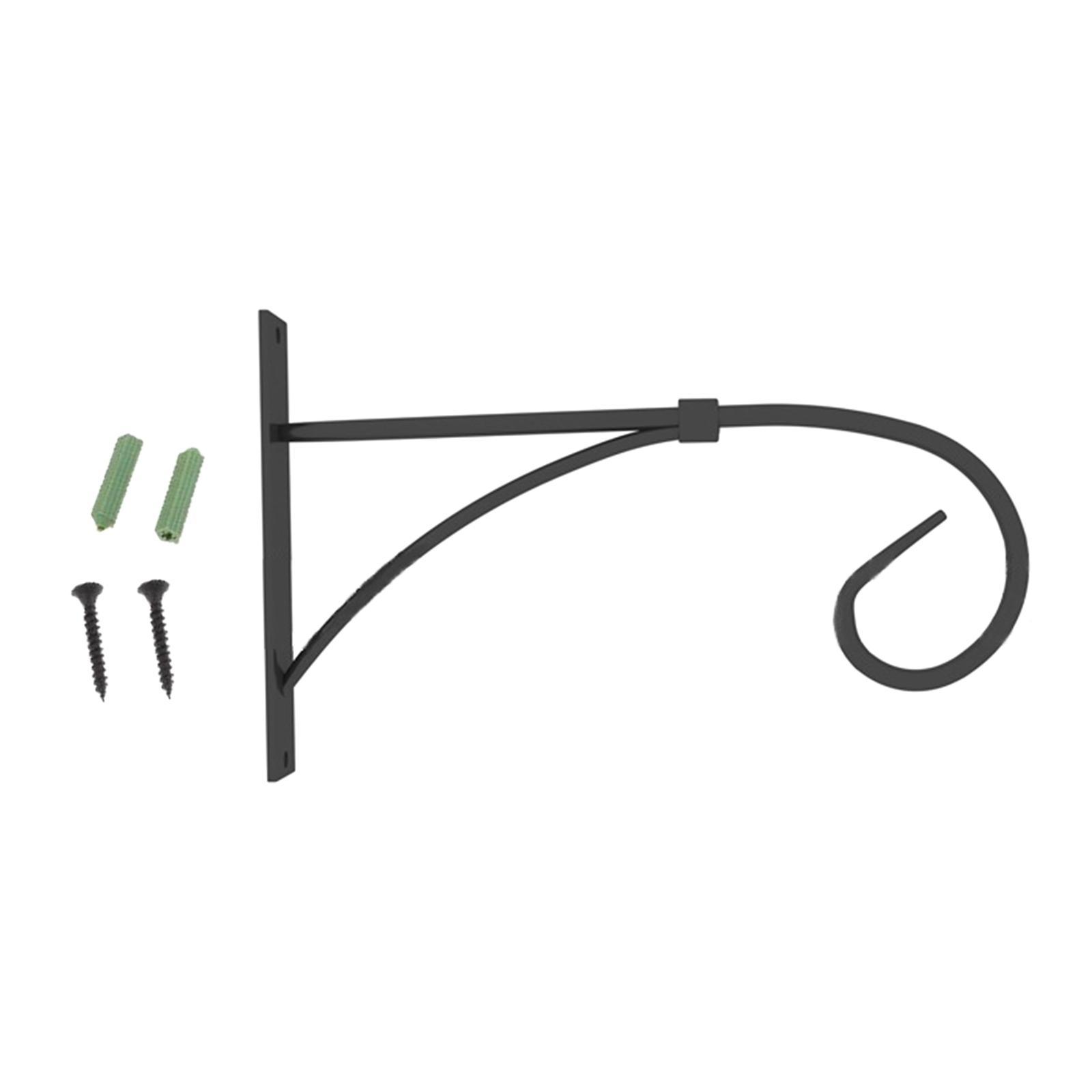 Hanging Basket Bracket Stylish Hanging Plant Bracket for Outdoor Garden