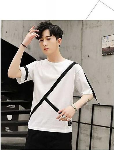 Áo thun Nam thiết kế dây trẻ trung chất vải cotton cao cấp dễ phối đồ phù hợp với xu hướng thời trang giới trẻ hiện nay