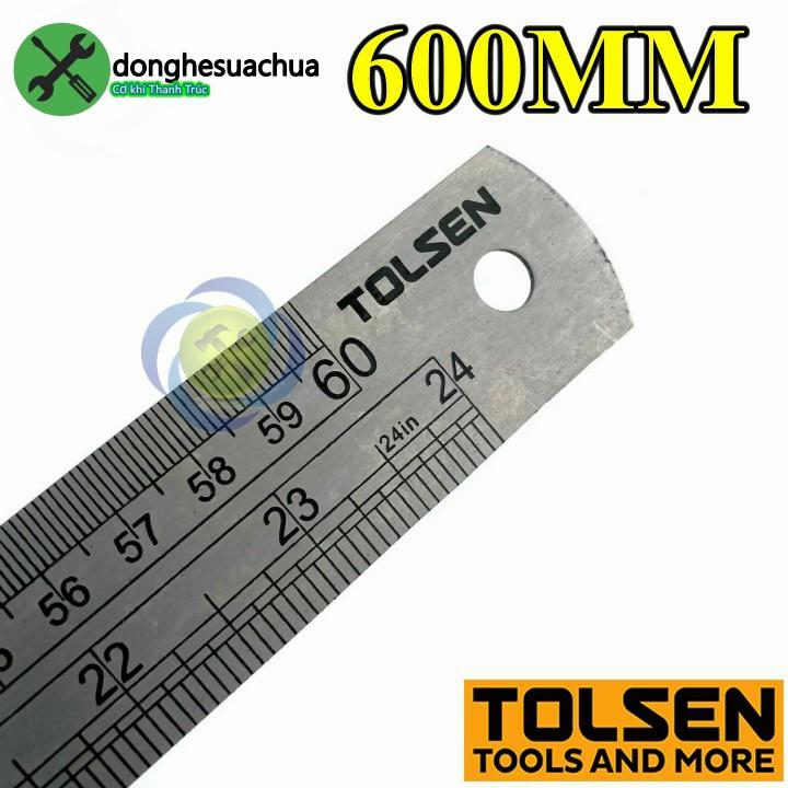 Thước lá 600mm Tolsen 35028