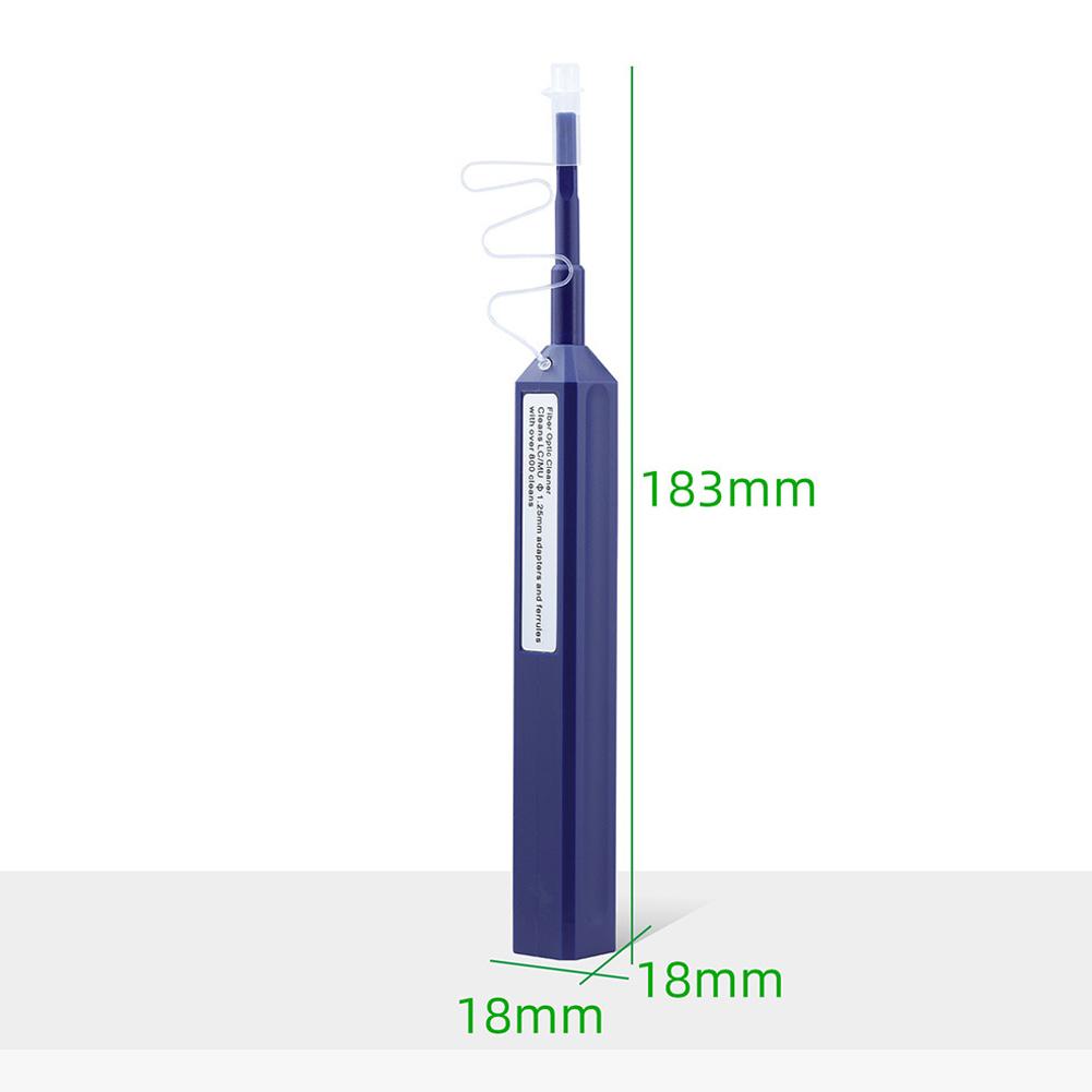 Portable One-Click Optical Fiber Cleaner Optical Fiber Cleaning Pen Professional Fiber Optic Connector Cleaner