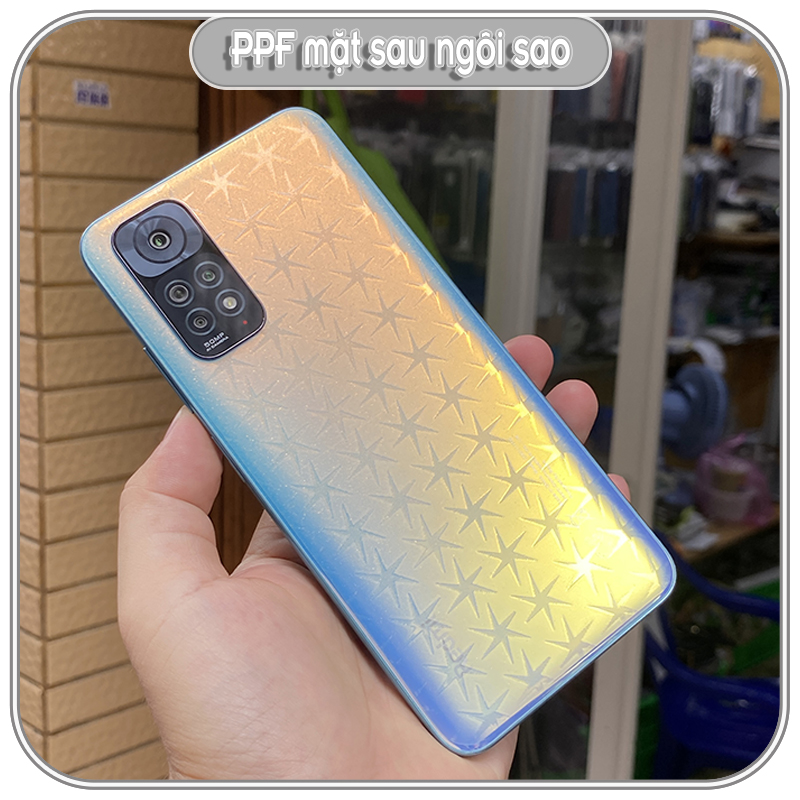 Miếng dán PPF trong ánh ngôi sao cho Xiaomi Redmi Note 11 4G - 11S 4G - 11 Pro Plus 5G - 11 Pro 4G 5G