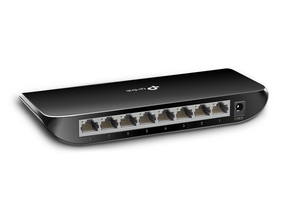 Thiết bị chia mạng TP-Link TL-SG1008D / 8 Cổng/ Vỏ Nhựa) - Hàng chính hãng FPT phân phối