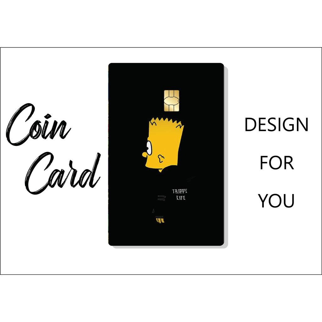 Sticker dán Thẻ ATM, Debit ,Thẻ Từ, Thẻ Chung Cư hình SIMPSONS comic