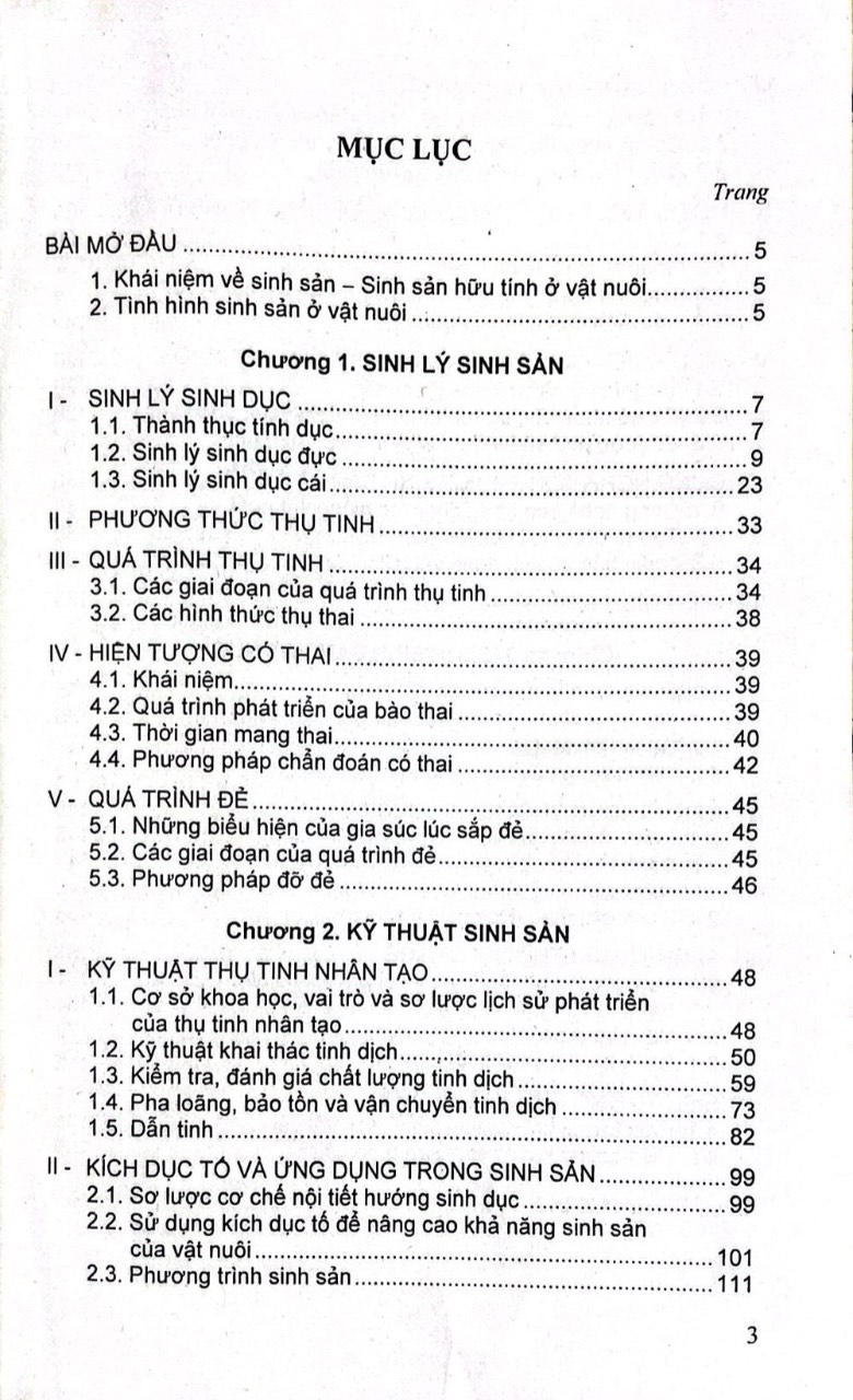 Sinh Sản Vật Nuôi