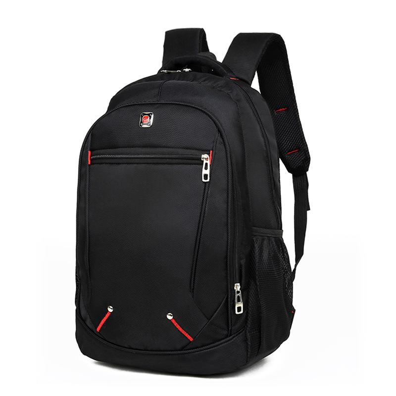 Thời Trang Công Suất Lớn Nam Sinh Viên Schoolbag Khoác Màu Chất Liệu Polyester Người Đàn Ông Của Ba Lô Đa Chức Năng Đơn Giản Túi