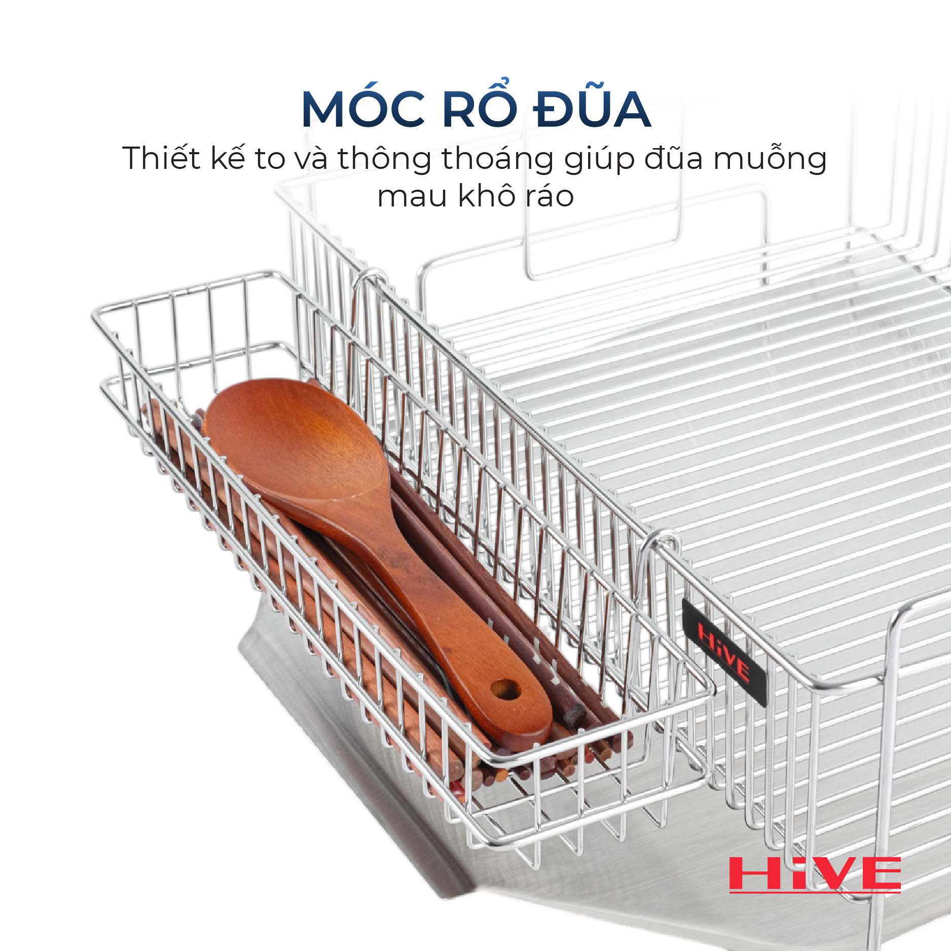 Giá úp chén bát HiVE SK 1 tầng (SK-DISH RACK 1)