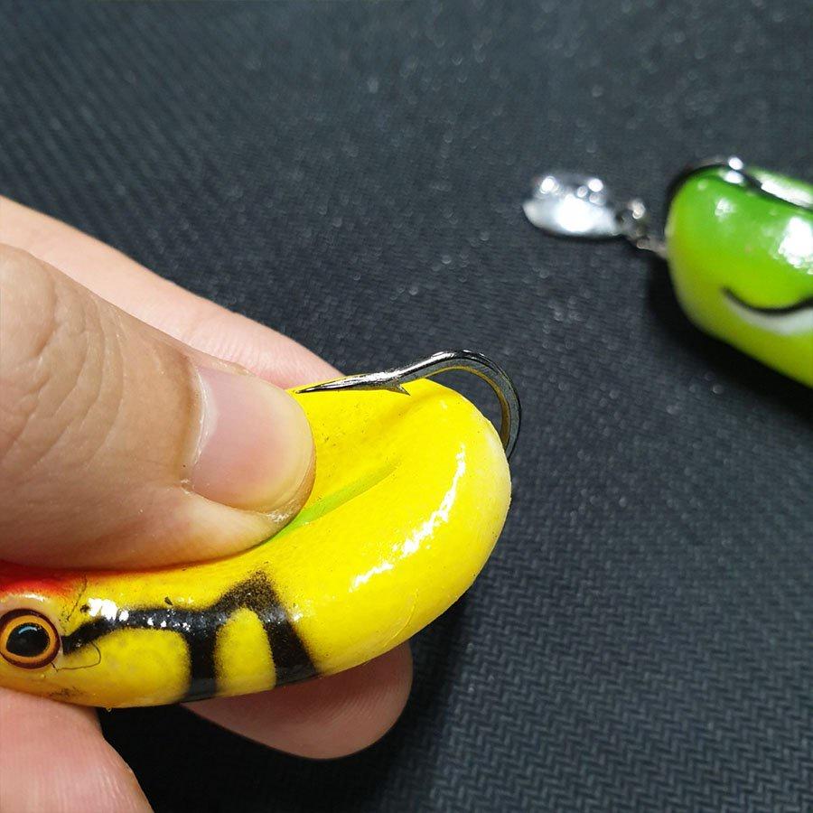 Mồi câu lure cá lóc cá sộp nhái hơi C37 độ dài 6cm 13g mã M19