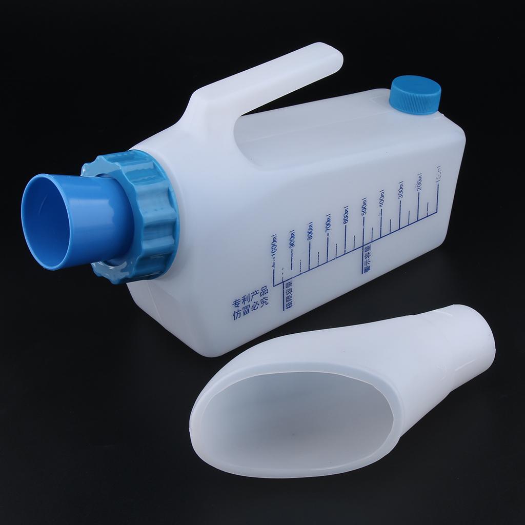 Elderly Patients, Reusable Female Pee Urinal Bottle, Plastic Night Drainage Container Collector for Old Women