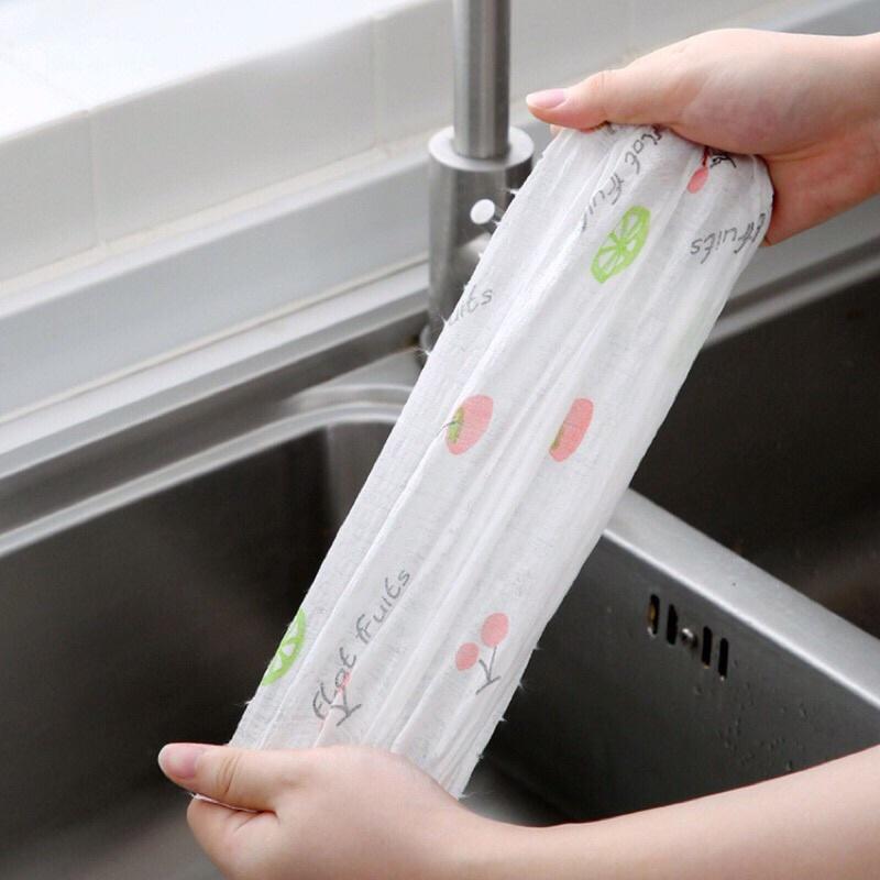 CUỘN KHĂN LAU BẾP, LAU CHÉN ĐĨA ĐA NĂNG, SIÊU THẤM HÚT, CÓ THỂ GIẶT ĐƯỢC, DÙNG NHIỀU LẦN