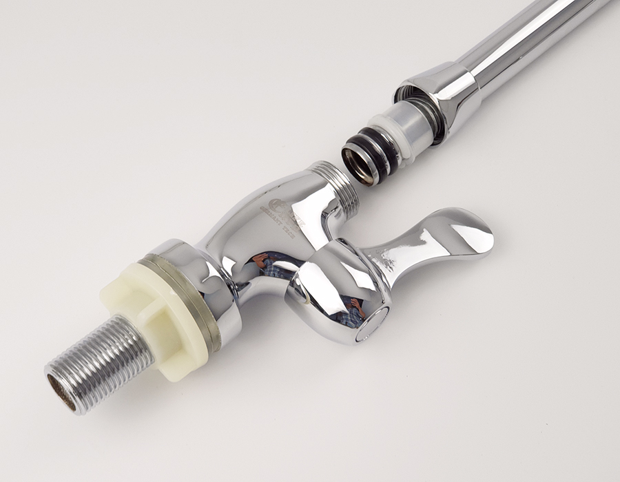 Vòi rửa chén lạnh Đồng mạ Chrome Eurolife EL-RC05