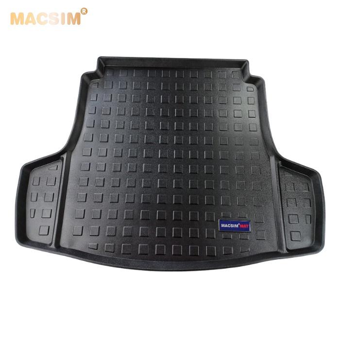 Thảm lót cốp xe ô tô Kia K5 nhãn hiệu Macsim chất liệu TPV cao cấp màu đen