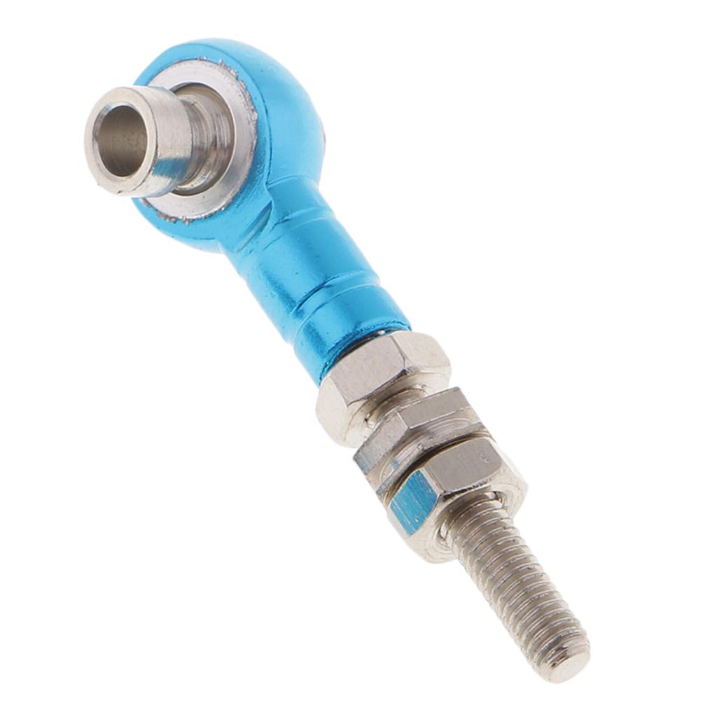2 xAdjustable Servo Liên Kết Kéo Chỉ Đạo Thanh Vũ Khí cho Xe RC Phụ Tùng