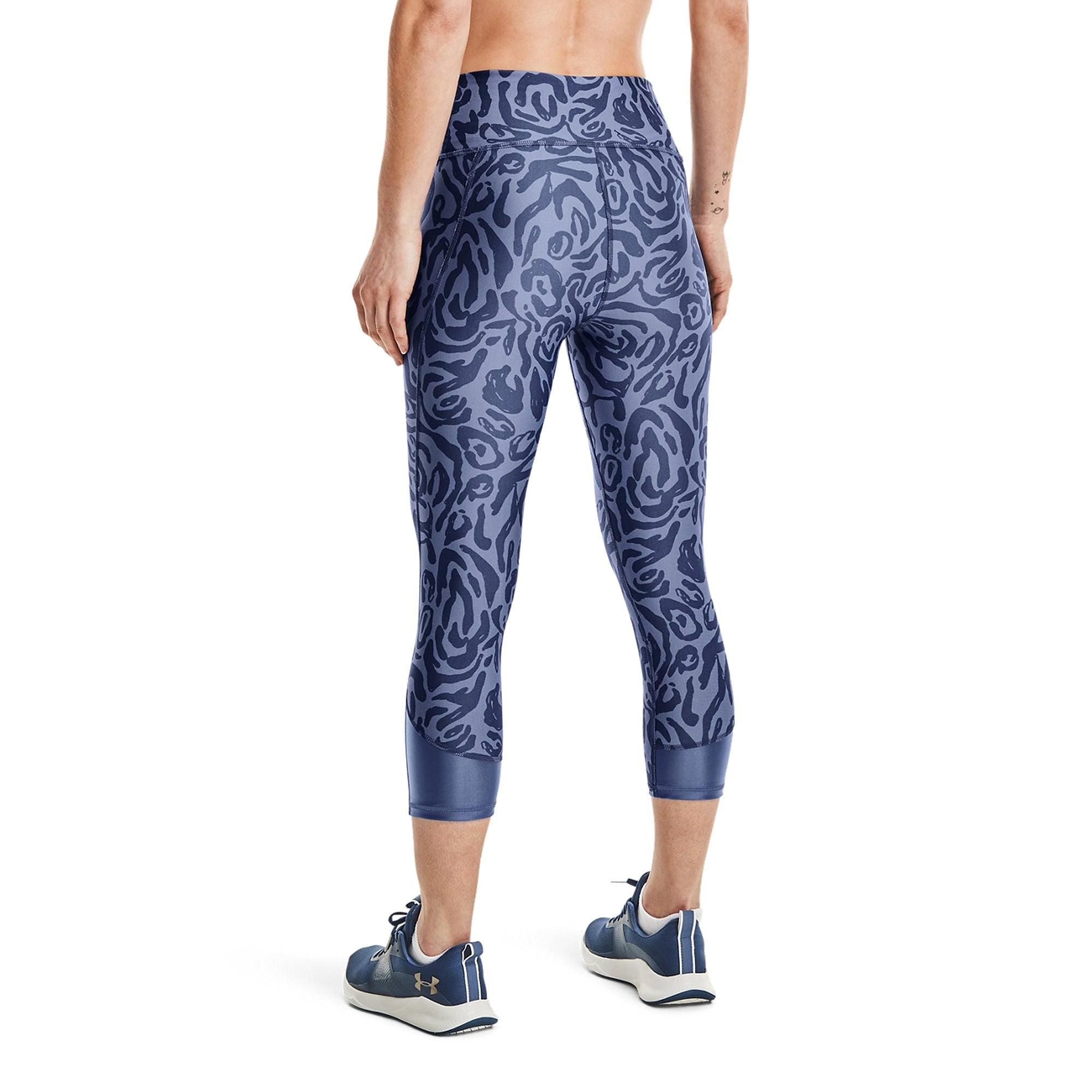 Quần legging thể thao nữ Under Armour Baselayer UaHG Amr Tonal PRT Capri NS - 1365342-470