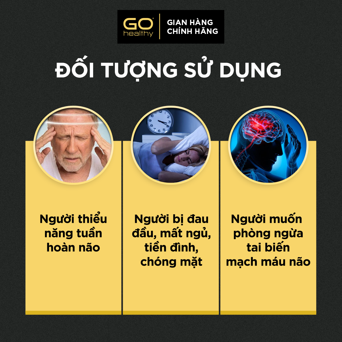 GO Ginkgo 9000+ 60 viên- Viên uống bổ não nhập khẩu chính hãng GO Healthy New Zealand