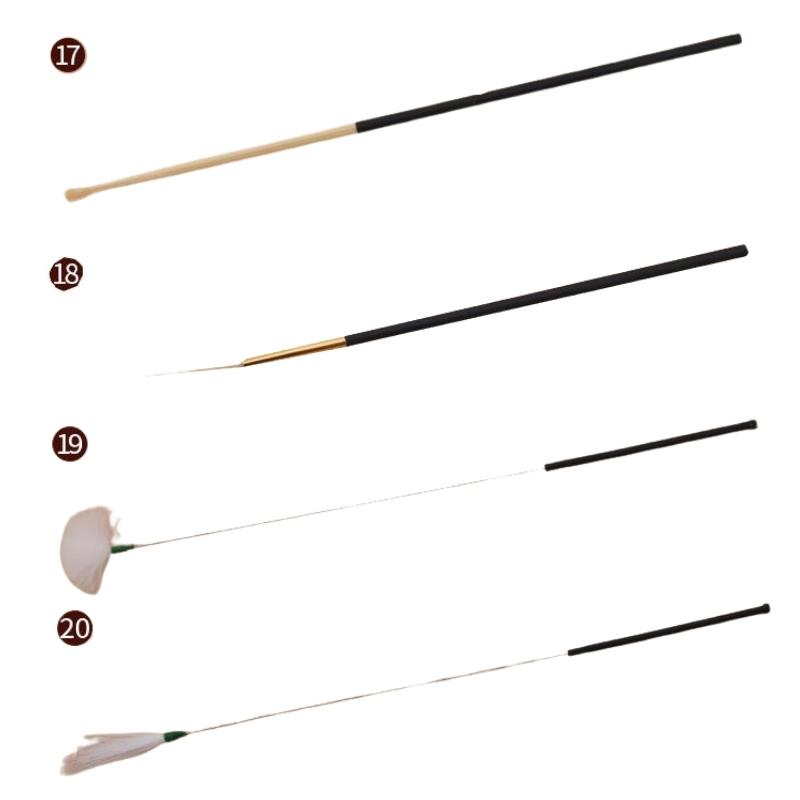 Bộ lấy Ráy Tai,Dụng Cụ Lấy Ráy Tai Massa Tai 20 Món Hộp Gỗ Mun,Tích Hợp Lấy Ráy Tai Có Đèn Cao Cấp