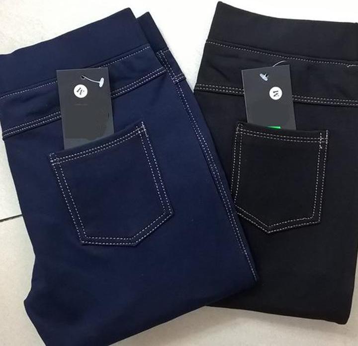 Quần Legging lửng thun giả Jeans cao cấp