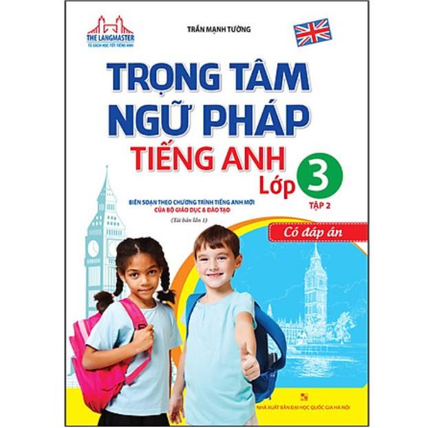 Sách - ComBo Trọng Tâm Ngữ Pháp Tiếng Anh - Lớp 3 - Tập 1 + Tập 2
