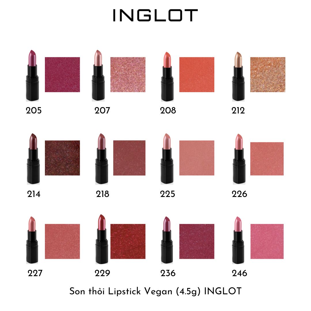 Son thỏi Lipstick Vegan (4.5g) INGLOT