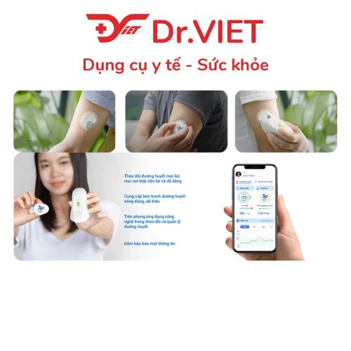 Máy Đo Đường Huyết Liên Tục 3P FPT MediCare | Y khoa DrViet
