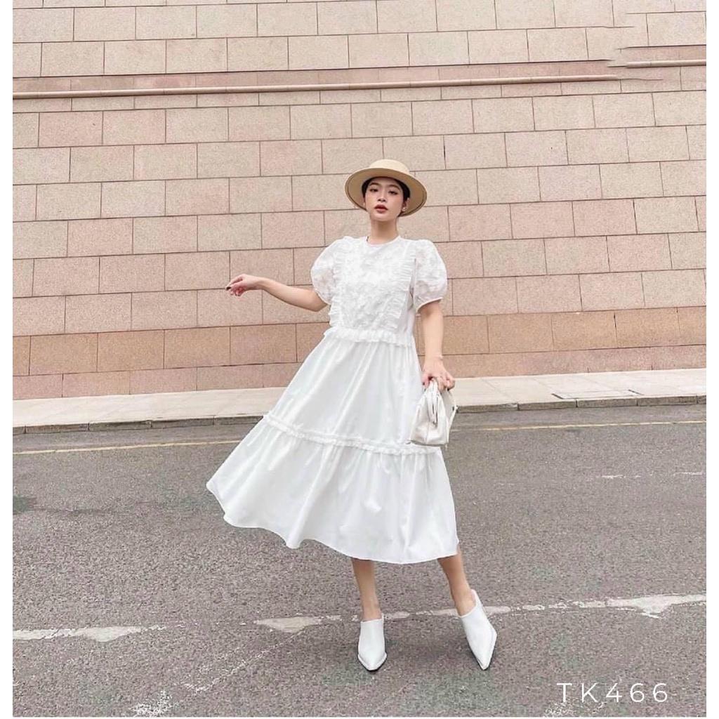 Đầm oversize dáng baby doll, chất voan, lụa mềm