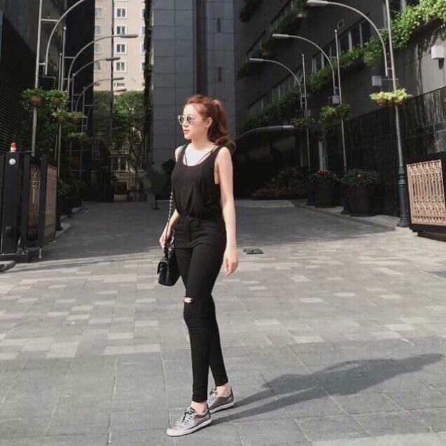 Quần skiny rách siêu cá tính