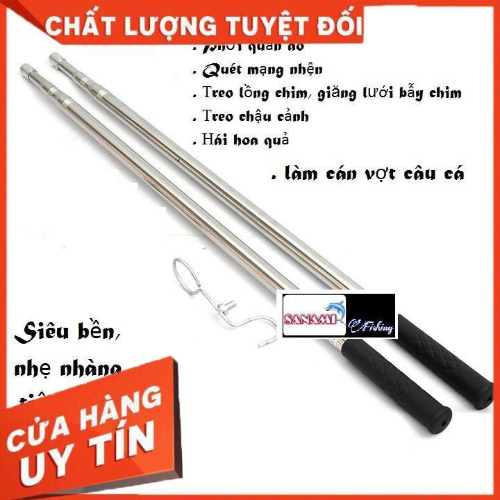 Sào chim sào phơi đồ đủ size chuyên bẫy chim và treo lồng chim 4m đến 7m