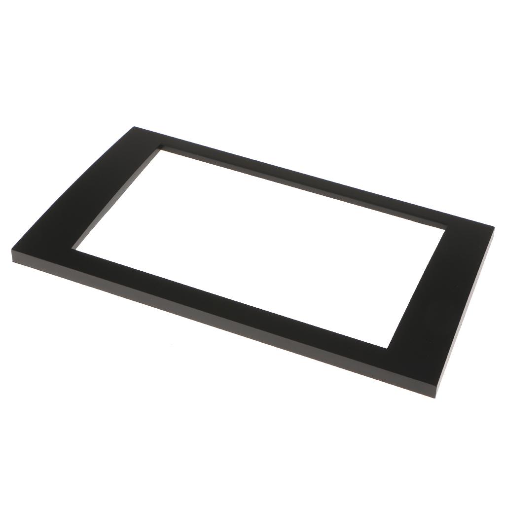 Car Dashboard Stereo Radio Fascia Panel Trim 2 Din Frame For  A4 B6 B7