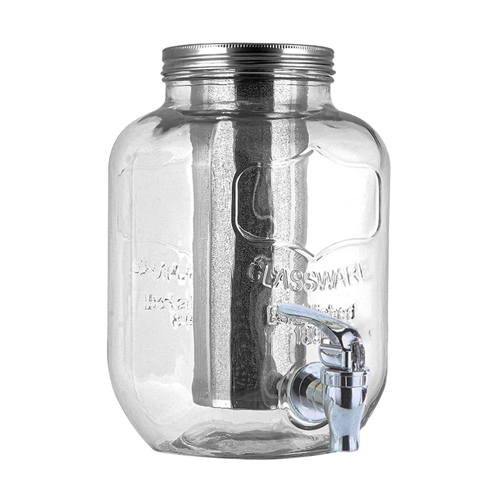 Drinks Dispenser Clear with Lid Juice Dispenser for Kitchen Accessories