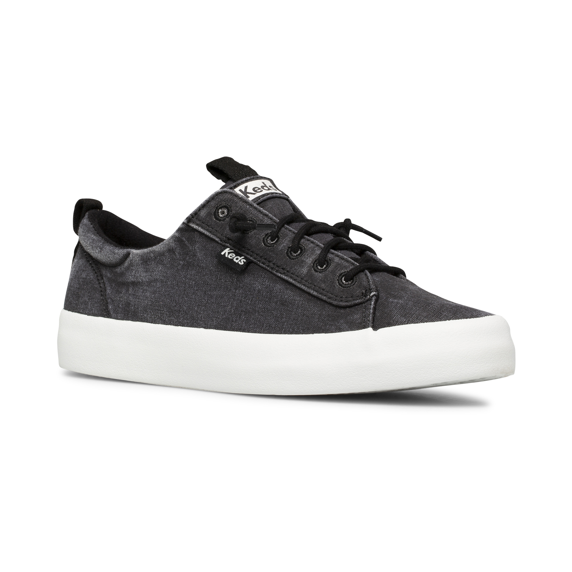 Giày Keds Nữ- Kickback Canvas Black- KD066040