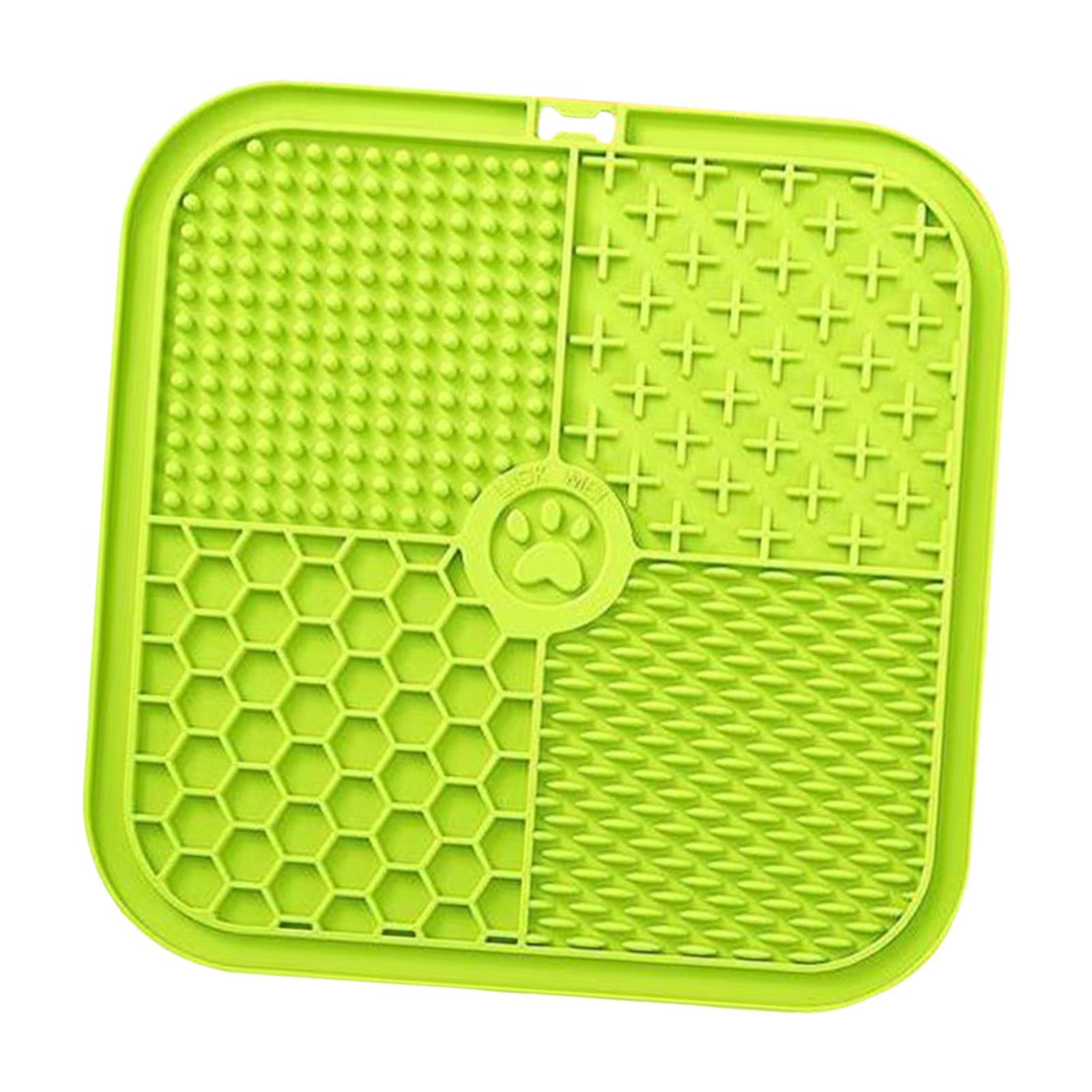 Licking Mat for Dogs and Cats with Suction Cups Pet Food Licking Mat