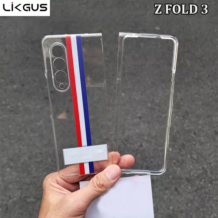 Ốp lưng cho Samsung Galaxy Z Fold 4 trong suốt chống sốc hiệu Likgus Thom Brow - hàng nhập khẩu