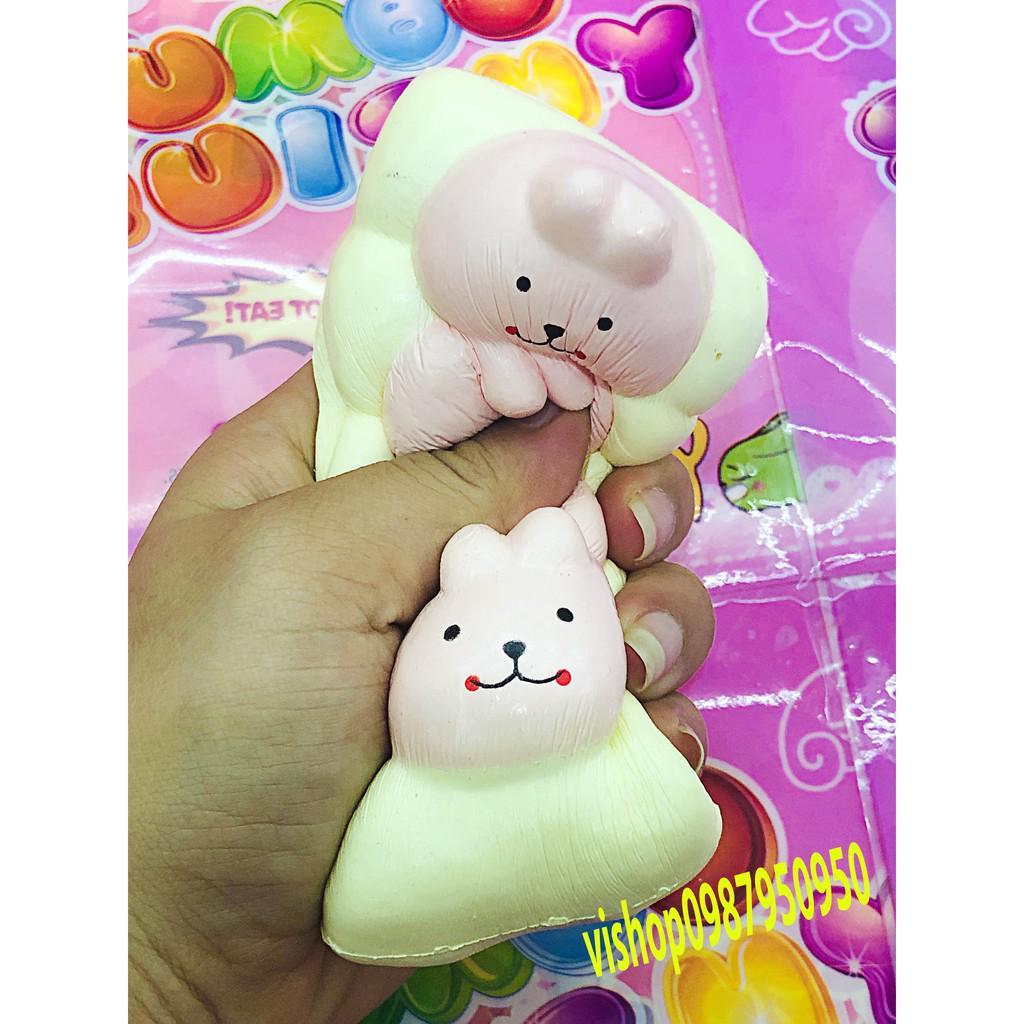 Bán SQUISHY BÁNH SÂU 4 KHÚC KÈM BAO BÌ - HÀNG CỰC ĐẸP Siêu rẻ