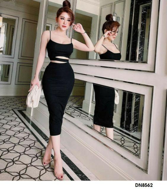 Đầm 2 dây khoét eo sexy
