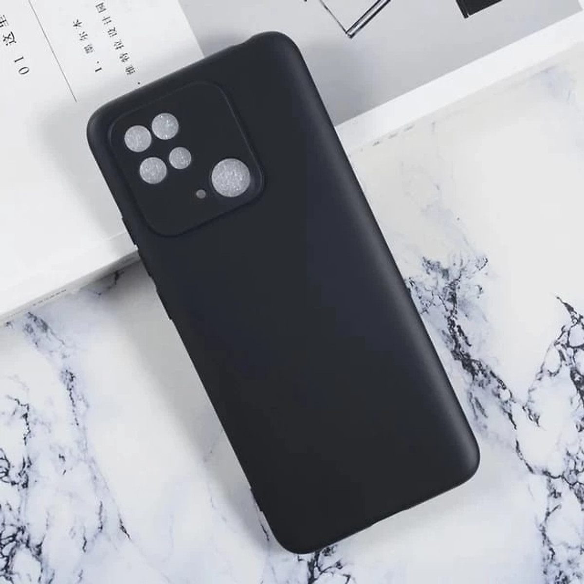 Ốp Lưng TPU Dành Cho Xiaomi Poco C40 Silicon Dẻo Đen