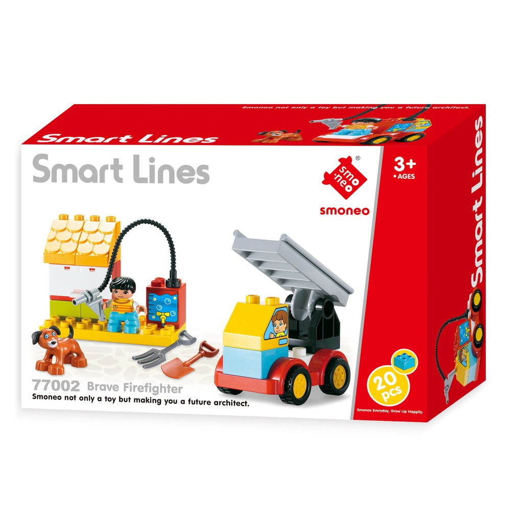 Bộ đồ chơi  lắp ghép xếp hình Smoneo Duplo  - 20 mảnh ghép Toyshouse - 77002