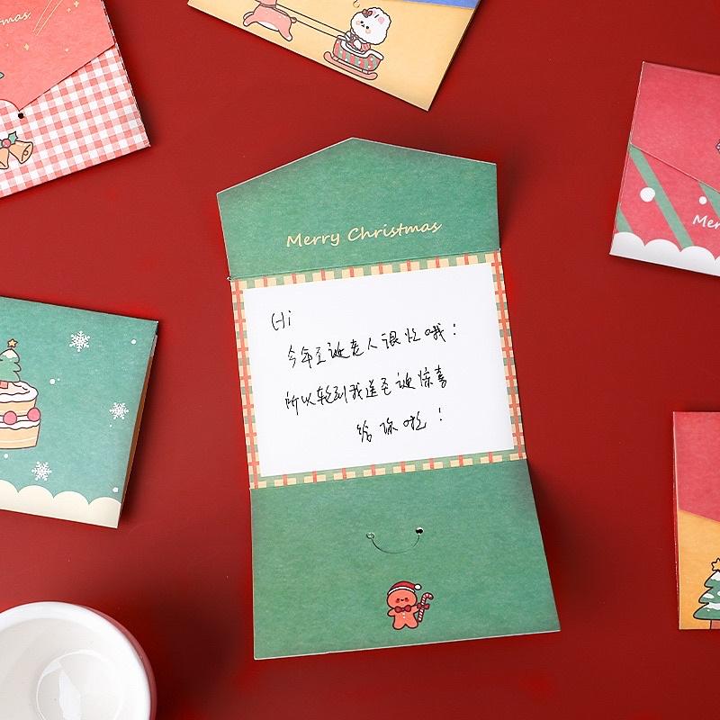 Thiệp Giáng sinh 6 mẫu dùng để tặng hoặc trang trí Merry Christmas